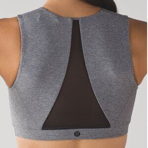 Lululemon Short Stop Bra in Heathered Slate